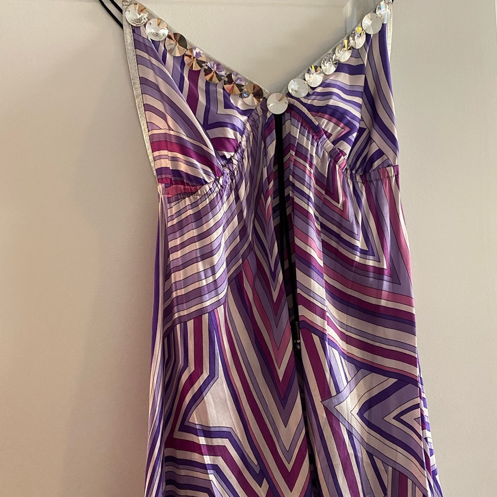 Donatella 100% silk tank top.